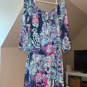 Lily pulitzer off the shoulder romper